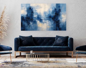 Blue Ocean Sunset Art