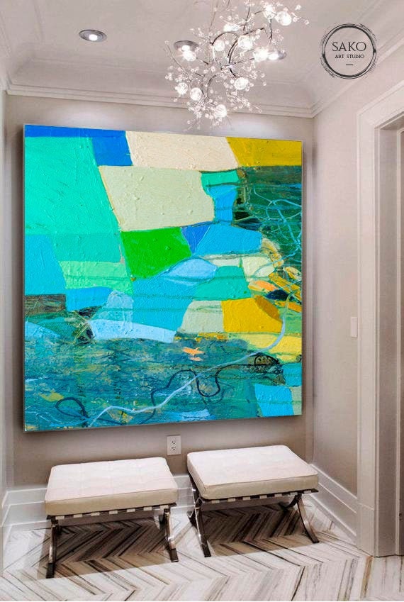 Abstract Painting Original Large Painting Contemporary Art Etsy