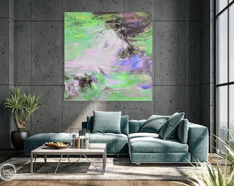 Original Sea Painting Extremely Unique Painting Creative Abstract Acrylic Painting Contemporary Painting Large Abstract Wall Painting