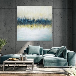 Landscape Painting / Large Original Abstract Oil Painting / Colorful Acrylic Canvas Art / Oversize Oil Painting / Extra Large Wall Art