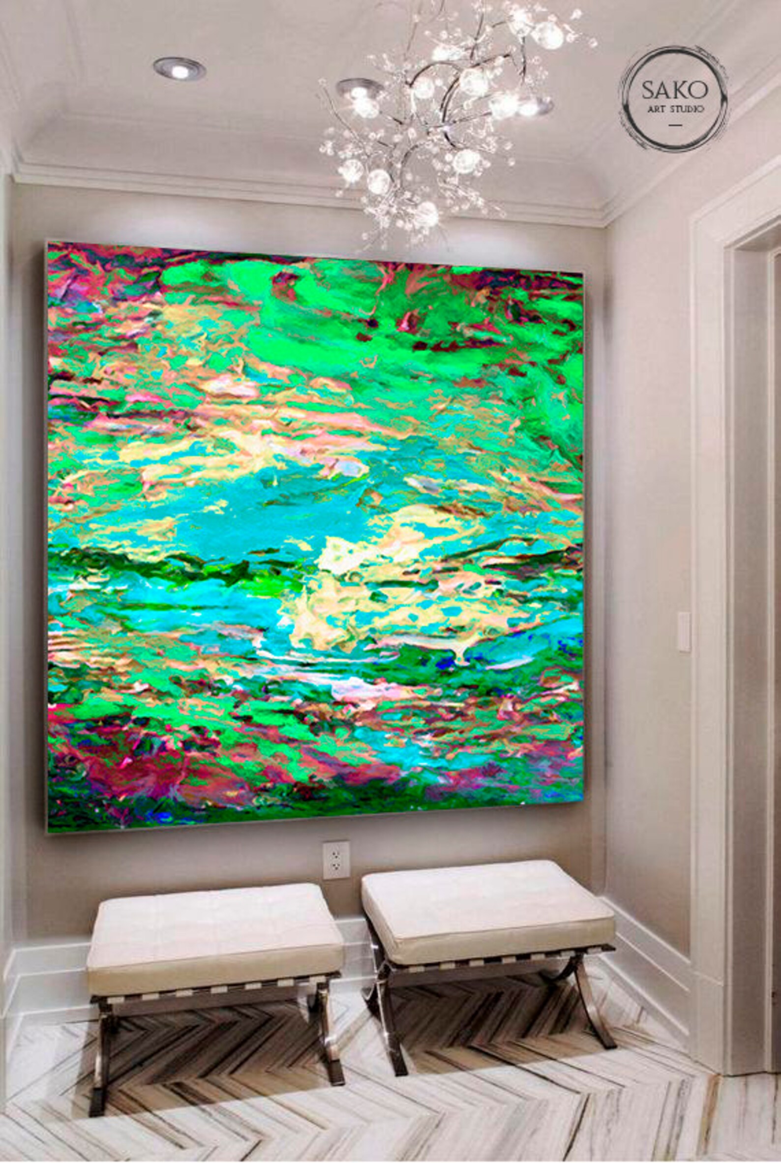 Large Original Abstract Oil Painting / Contemporary Art / Etsy