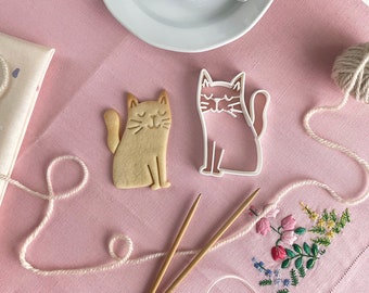 Smiling Cat Cookie Cutter