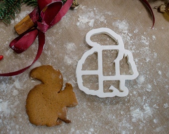 SQUIRREL COOKIE CUTTER, forest theme