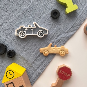 Convertible Car Cookie Cutter, easy to use for kids, suitable for Fondant, Clay and PlayDough