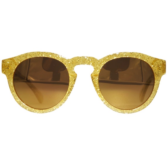 Gold Glitter Sunglasses SAINT LAURENT | SL 51 008 | GOLD GLITTER | SQUARE SUNGLASSES  main image 4