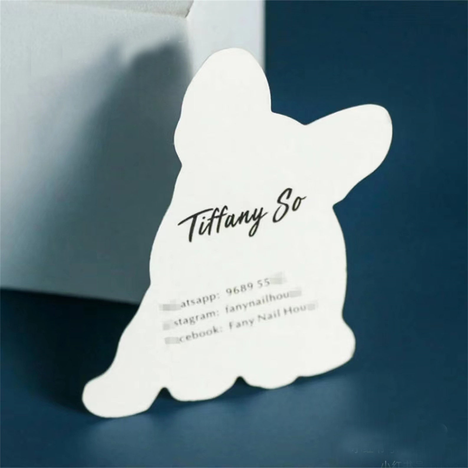 Custom Shape Business Cards Die Cut Business Cards Unique Etsy