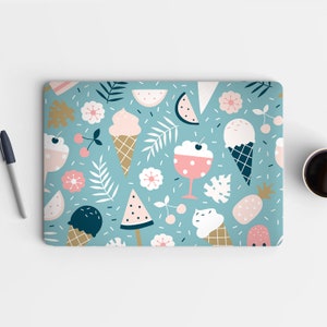 Fancy Pastel Ice Creams and Sweet Treats UNIVERSAL Laptop Skin, Computer Skin, Laptop Sticker Decal, Full Coverage Protective Laptop Skin