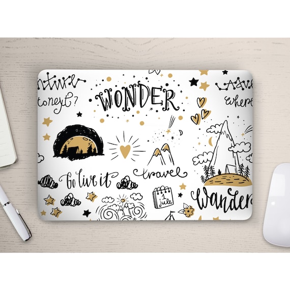 Universal Sticker Doodle Laptop Back Skin Vinyl Stickers Decal for