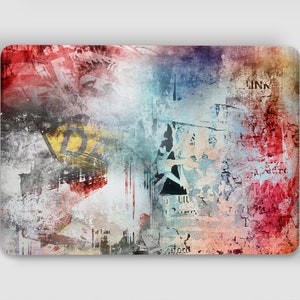 GRUNGE MASH UNIVERSAL Laptop Skin, Computer Skin, Laptop Sticker Decal, Full Coverage Protective Laptop Skin