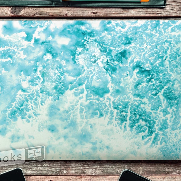 Wasser Ozeane Welle Natur Laptop Haut, Macbook Haut, Computer Aufkleber Aufkleber volle Abdeckung Laptop Haut