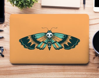 Silence of the Lambs Skull Moth Butterfly UNIVERSAL Laptop Skin, Computer Skin, Laptop Sticker Decal, Full Coverage Protective Laptop Skin