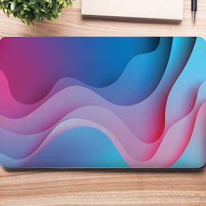 Pinks to Blues Topographic Map Layers UNIVERSAL Laptop Skin, Computer Skin, Laptop Sticker Decal, Full Coverage Protective Laptop Skin