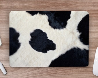 Dairy Farm Cow Fur Pattern Laptop Skin, Macbook Skin, Computer Decal Sticker Full Coverage Universal Laptop Skin