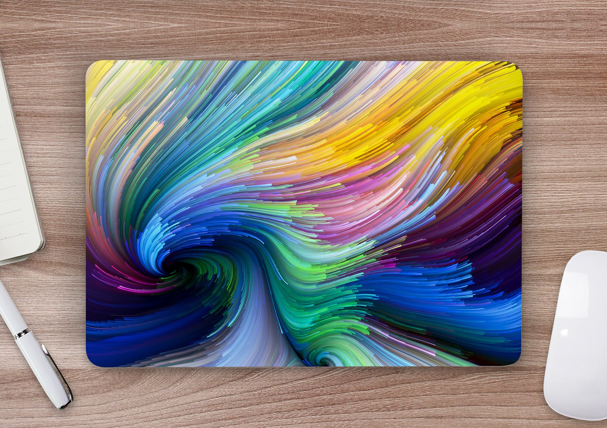 Computer Cover Color Samples Abstract Color Swirls Pattern Laptop Skin, MacBook Skin, Computer Decal ...
