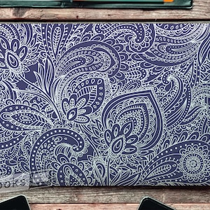 Ornate Detailing Paisley Detailed Laptop Skin, Macbook Skin, Computer Decal Sticker Full Coverage Laptop Skin