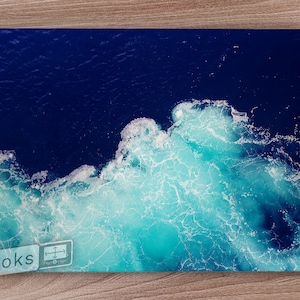 Ocean Deep Water Wave Texture Laptop Skin, Macbook Skin, Computer Decal Sticker Full Coverage Laptop Skin