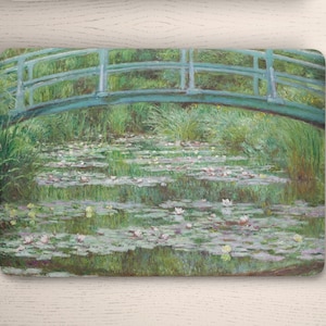Claude Monet Water Lillies Under Bridge UNIVERSAL Laptop Skin, Computer Skin, Laptop Sticker Decal, Full Coverage Protective Laptop Skin