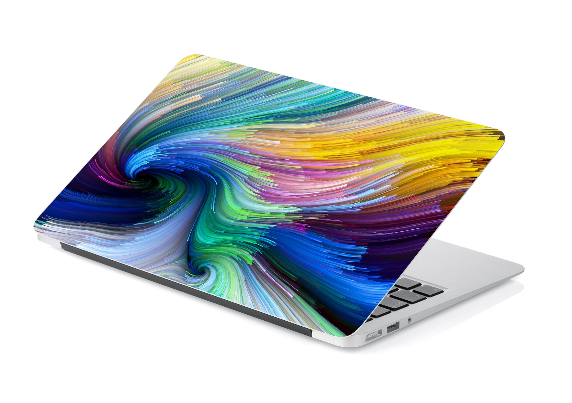 Computer Cover Color Samples Abstract Color Swirls Pattern Laptop Skin, MacBook Skin, Computer Decal ...
