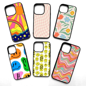 90 Retro Groovy iPhone Cases 14 13 12 Pro Max Case iPhone 13 12 Mini Case iPhone XR iPhone XS Max Case iPhone 7 8 14 Plus iPhone SE Case