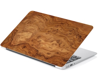 Beautiful Finish Wood Grain Pattern Laptop Skin, Macbook Skin, Computer Decal Sticker Full Coverage Laptop Skin