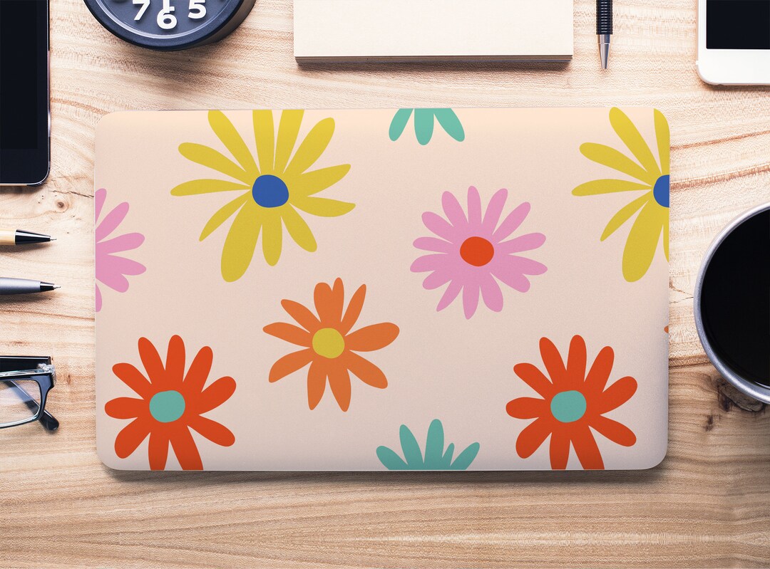 Film Adhésif Universel Pour PC Portable 13 Pouces - Motif Fleurs Colorées - Marque Itsaskin