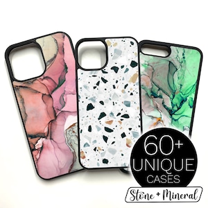 Stone & Mineral 60+ iPhone Cases 14 13 12 Pro Max Case iPhone 13 12 Mini Case iPhone XR iPhone XS Max Case iPhone 7 8 14 Plus iPhone SE Case