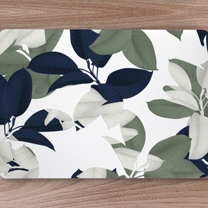 Abstract Leaf Pattern with White Background Laptop Skin, Macbook Skin, Computer Decal Sticker Full Coverage Universal Laptop Skin
