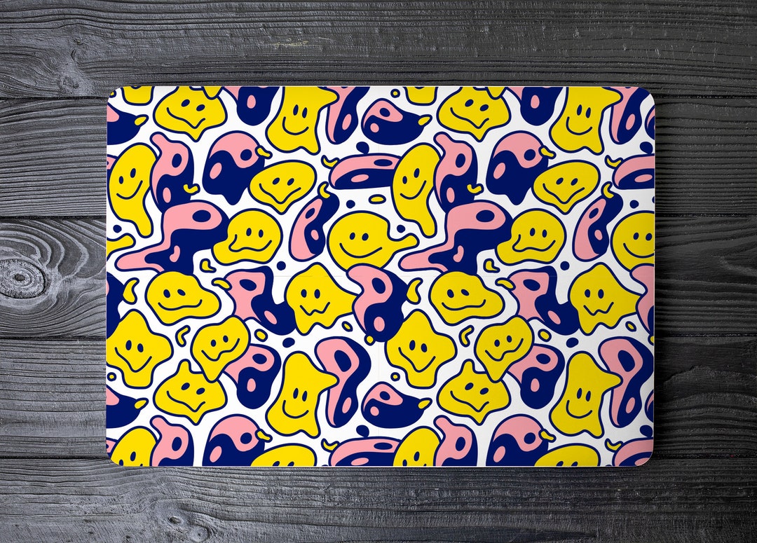Yellow Face Computer MELTING FACE UNIVERSAL Laptop Skin, Computer Skin, Laptop Sticker Decal ...