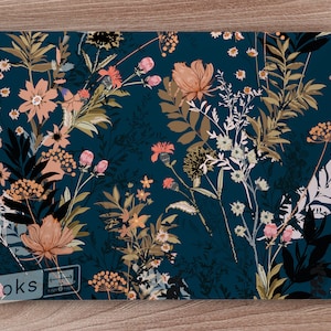 Vinilo para portátil con diseño de flores silvestres naturales, vinilo para MacBook, vinilo adhesivo de cobertura total para ordenador.