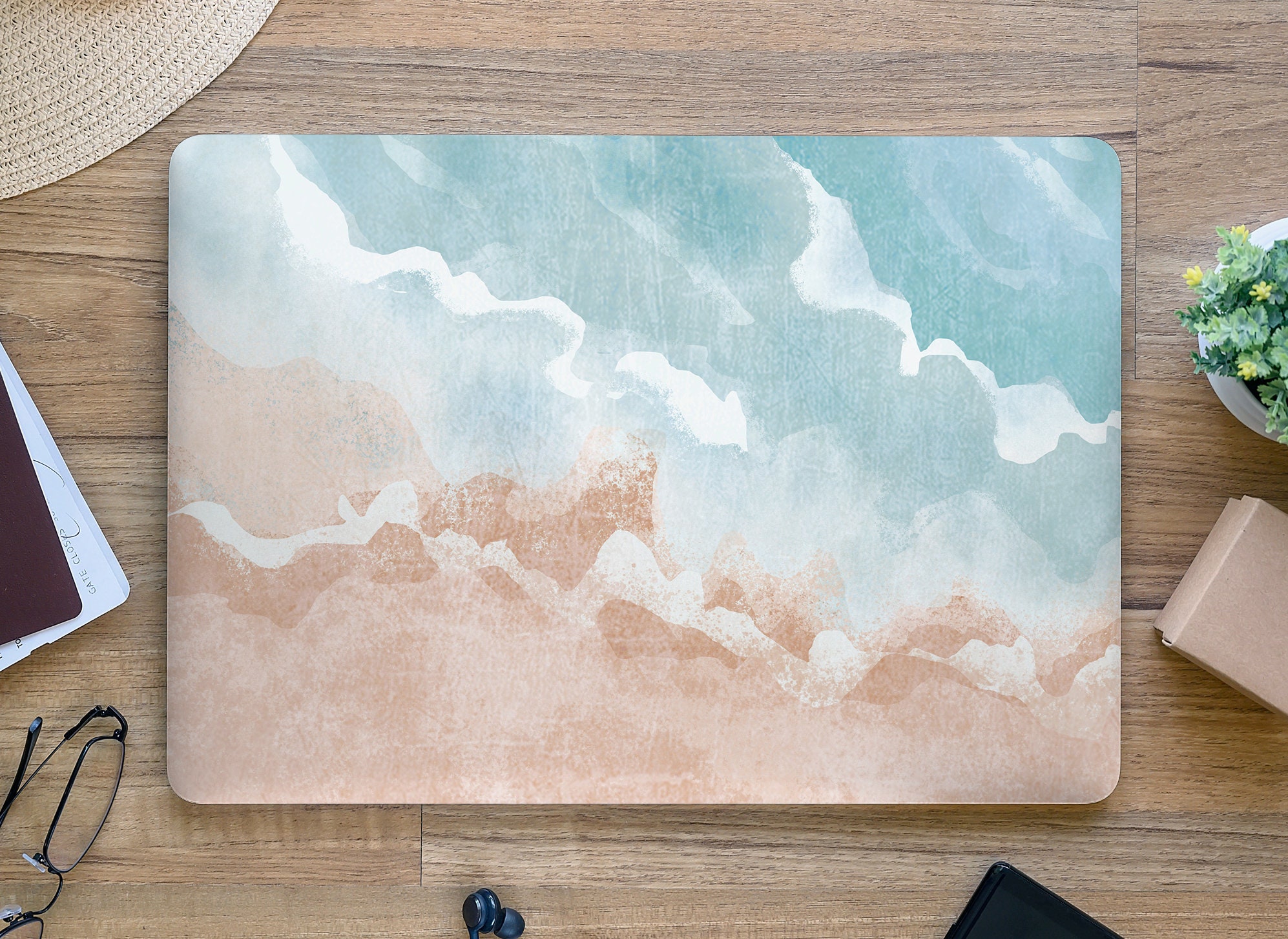 SOFT BEACH UNIVERSAL Laptop Skin, Computer Skin, Laptop Sticker Decal ...