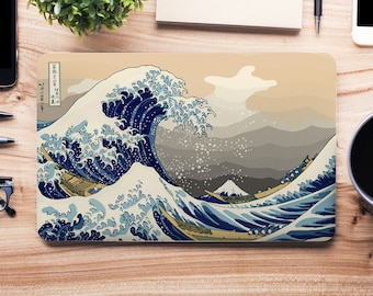 JAPANESE TSUNAMI UNIVERSAL Laptop Skin, Computer Skin, Laptop Sticker Decal, Full Coverage Protective Laptop Skin