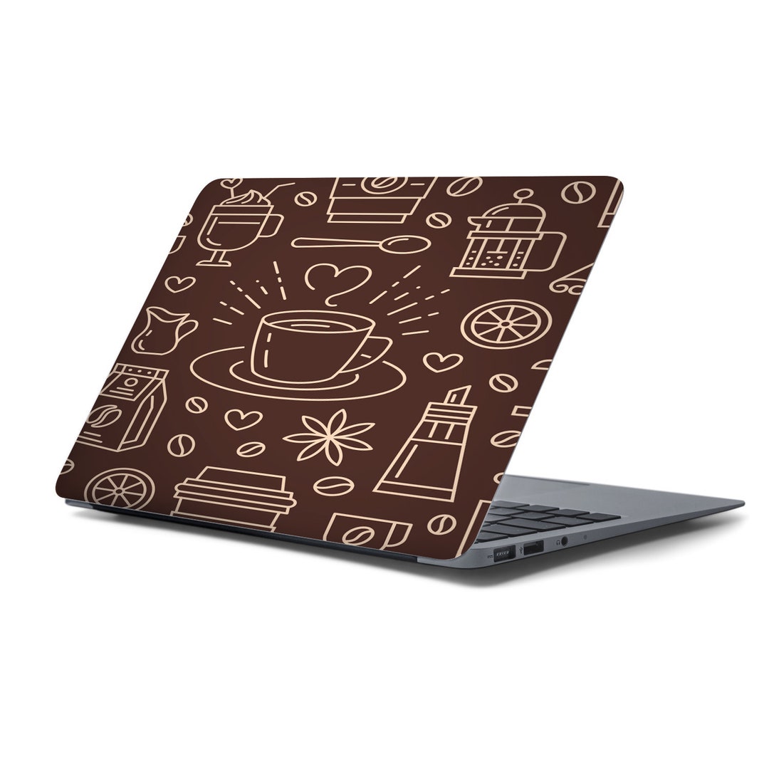 Rich Tea Computer Sticker Barista Vibes Coffee Bean Cappuccino Latte UNIVERSAL Laptop Skin ...
