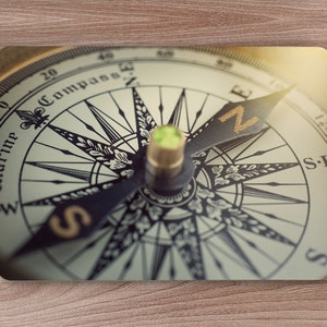 Gigantische navigatie Kompas Kaart Reizen Wandelen UNIVERSELE Laptop Skin, Computer Skin, Laptop Sticker Decal, Volledige dekking Beschermende Laptop Skin