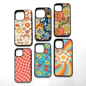 90 Retro Groovy iPhone Cases 14 13 12 Pro Max Case iPhone 13 12 Mini Case iPhone XR iPhone XS Max Case iPhone 7 8 14 Plus iPhone SE Case