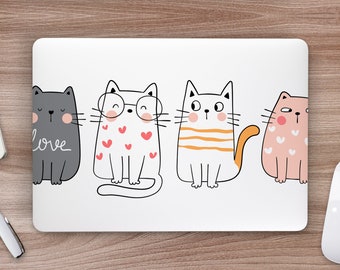 Skin Decals Wrap for MacBook Pro Retina 13 - Cool Cat Kat