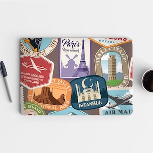 Moderne Internationale Bagage Stickers UNIVERSELE Laptop Huid, Computer Huid, Laptop Sticker Sticker Decal, Volledige dekking Beschermende Laptop Huid