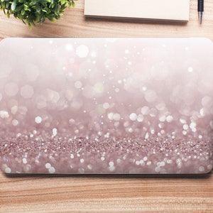 Falling Silvery Rose Glitter In Focus UNIVERSAL Laptop Skin, Computer Skin, Laptop Sticker Decal, Full Coverage Protective Laptop Skin