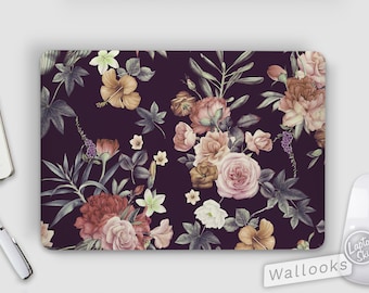 Natural Floral Pattern with Elegant Flower Design Laptop Skin, Macbook Skin, Computer Decal Sticker Full Coverage Laptop Skin