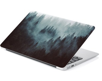 Pine Trees on Misty Mountain Photograph UNIVERSAL Laptop Skin, Computer Skin, Laptop Sticker Decal, Full Coverage Protective Laptop Skin