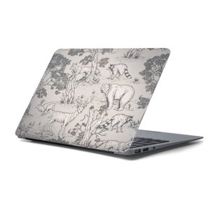 Victorian Hand Drawn Forest Wood Animals UNIVERSAL Laptop Skin, Computer Skin, Laptop Sticker Decal, Full Coverage Protective Laptop Skin