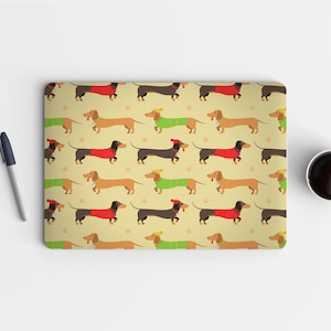Teckel Honden Weiner Honden in Leuke Truien UNIVERSELE Laptop Huid, Computer Huid, Laptop Sticker Decal, Volledige Dekking Beschermende Laptop Huid
