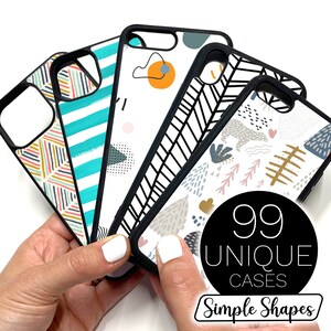 99 Simple Shapes iPhone Cases 14 13 12 Pro Max case iPhone 13 12 mini case iPhone XR iPhone XS Max Case iPhone 7 8 14 Plus iPhone SE Case