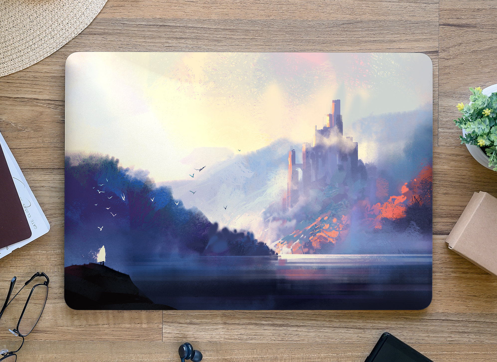 MYTHIC CASTLE UNIVERSAL Laptop Skin, Computer Skin, Laptop Sticker ...