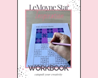 Cuaderno de trabajo de inspiración para colchas imprimible de LeMoyne Star