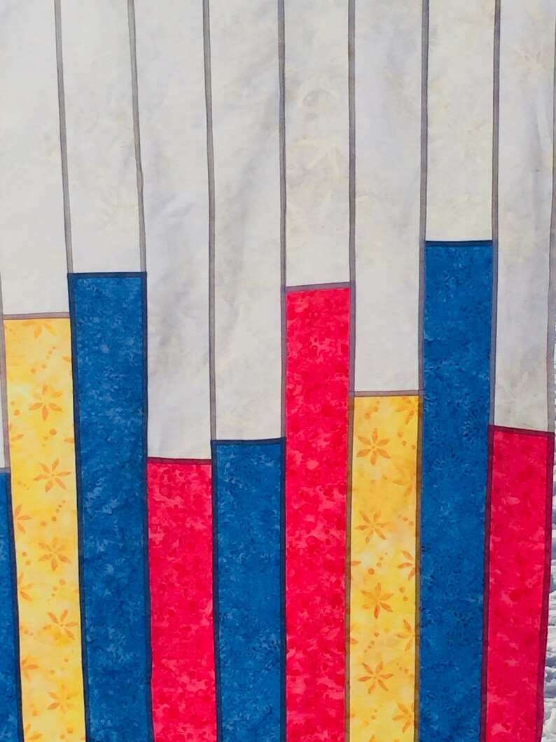 Gleam stained glass patchwork window hanging pattern