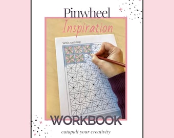Cuaderno de trabajo de inspiración para colchas imprimible con molinete