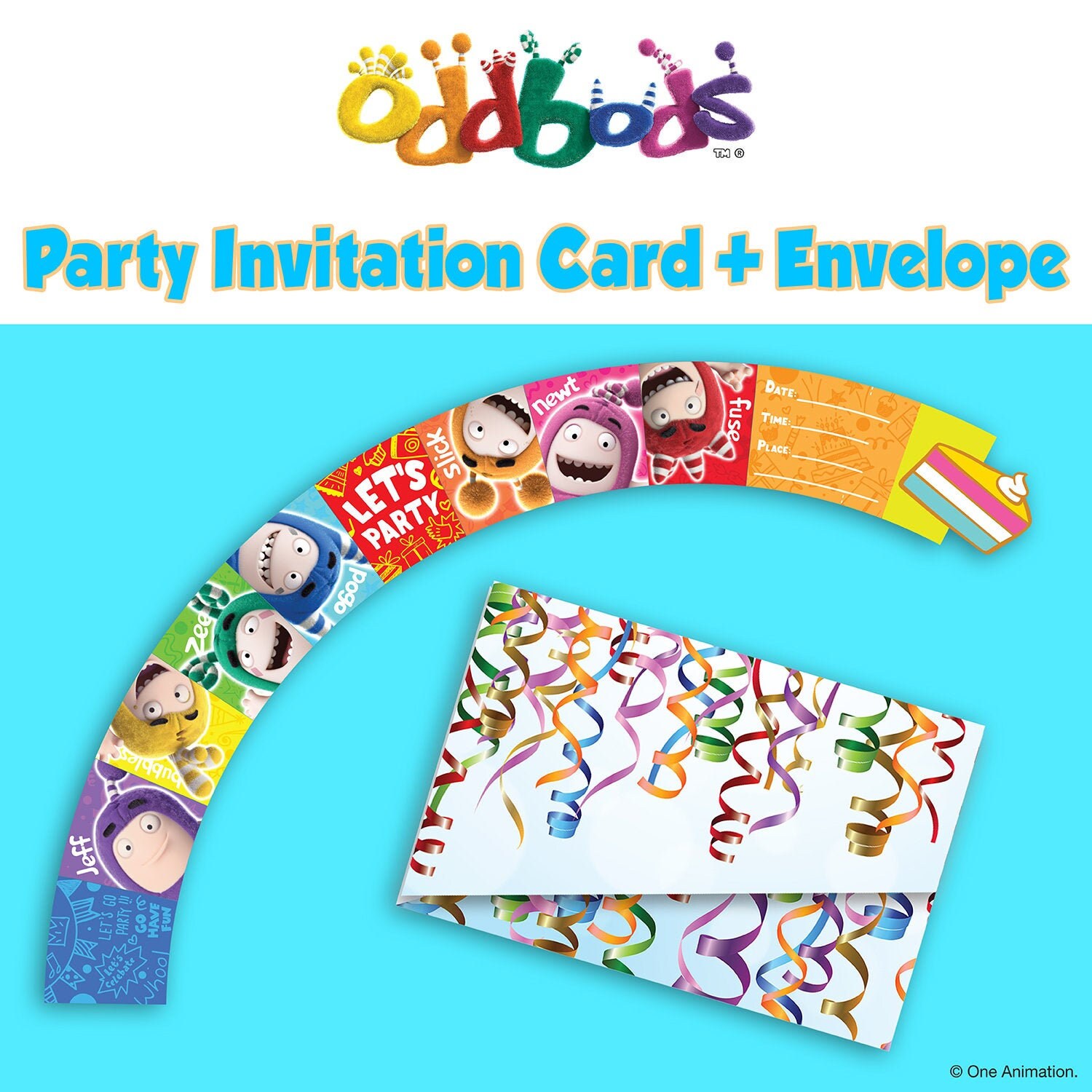 Oddbods Group Printable Diy Party Invitation Card Etsy Singapore