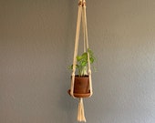 Boho Macrame Plant Hanger, Small