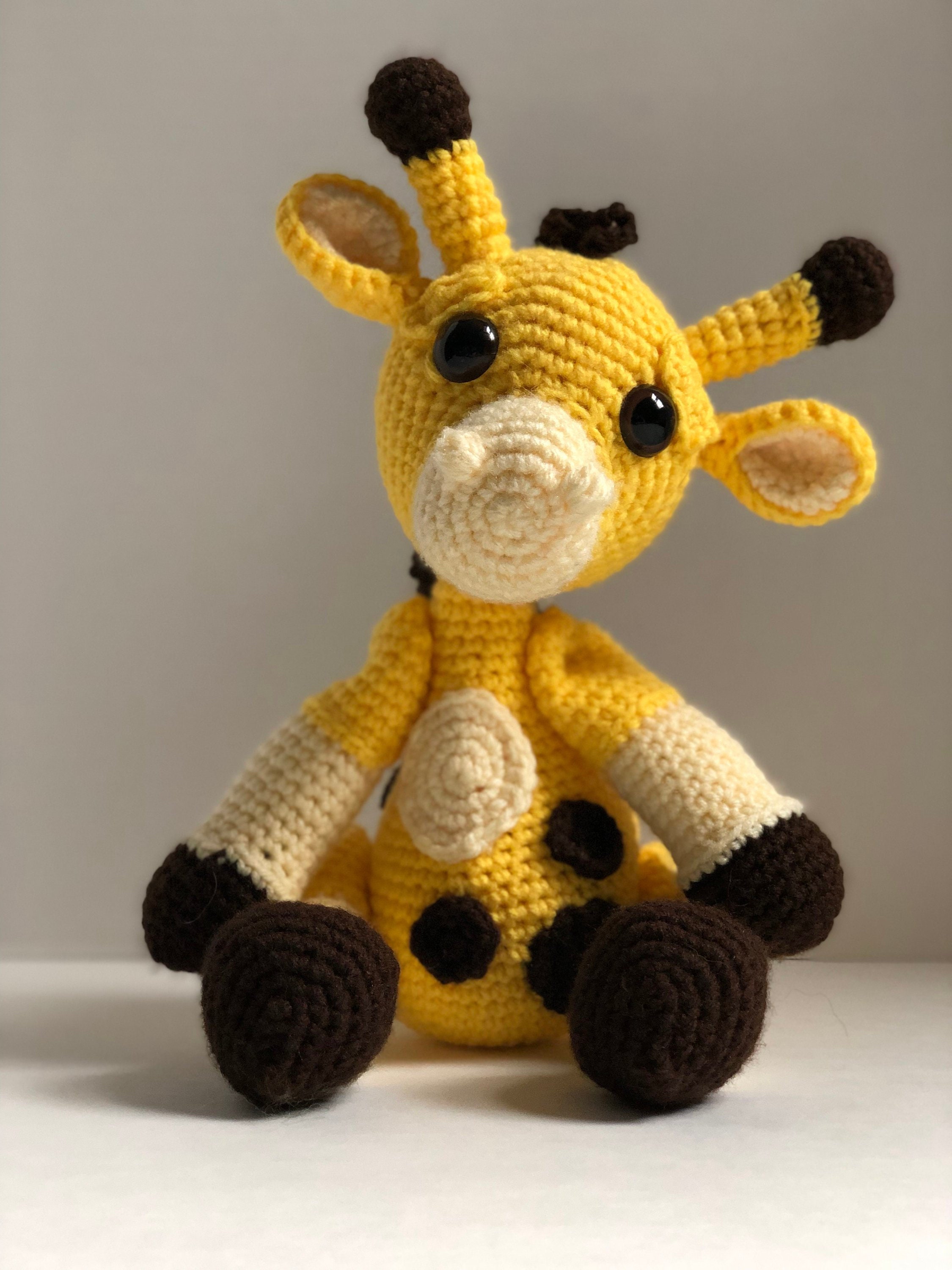 crochet giraffe stuffed animal