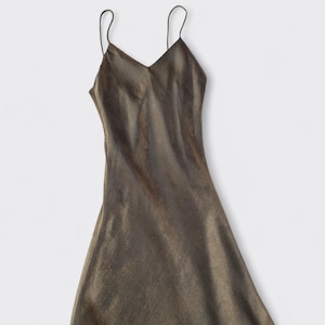 believe in love black backless skater dress 90s Icon V Slip Dress main image 0